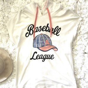 Sleeveless Cotton Graphic Hoodie